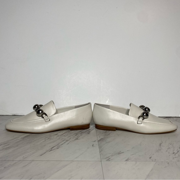 Marc Fisher Elenda White Leather Loafer 6 1/2 M - Picture 7 of 14